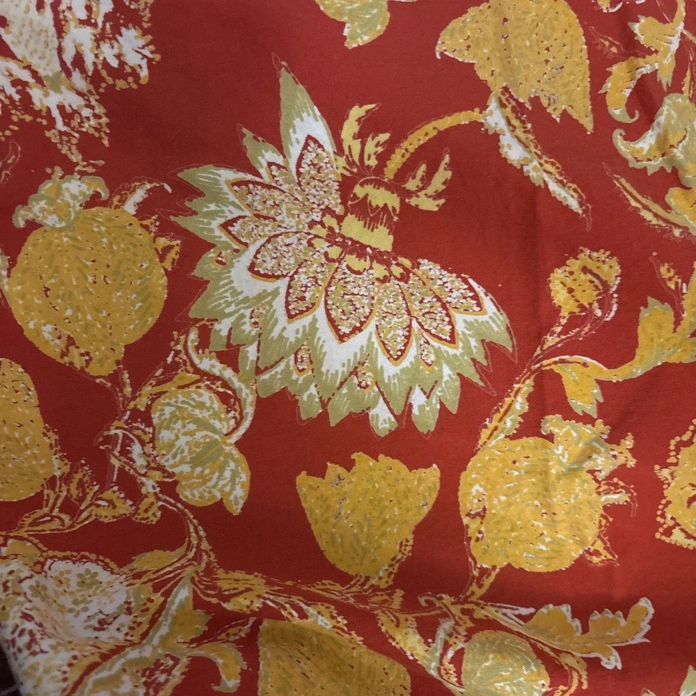 Sur La Table‎ Napkins Cotton Floral Red Of 4